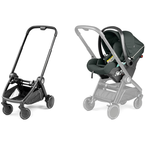 Peg Perego City Loop Metal - Детская модульная коляска-трансформер с автолюлькой - изображение 4 | Labebe
