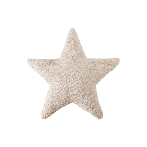 Lorena Canals Cojin Estrella Crema/Star Beige - Подушка ручной работы - изображение 1 | Labebe