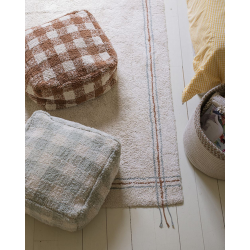 Lorena Canals Pouf Vichy Toffee - Пуф ручной работы - изображение 7 | Labebe