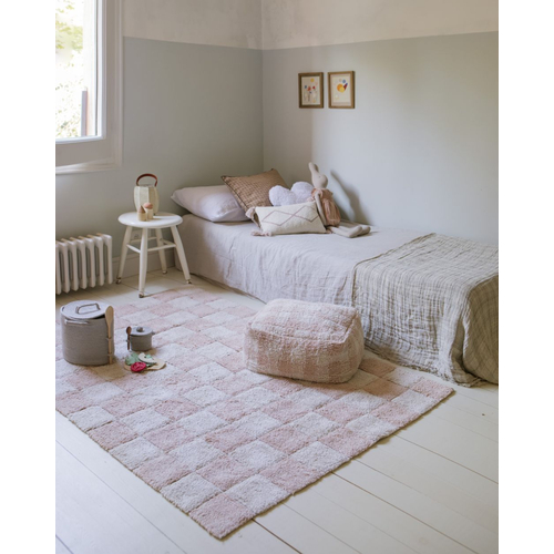 Lorena Canals Pouf Vichy Rose - Пуф ручной работы - изображение 4 | Labebe