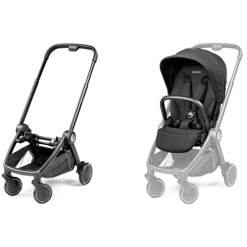 Peg Perego City Loop True Black - Детская модульная коляска-трансформер с автолюлькой - изображение 6 | Labebe