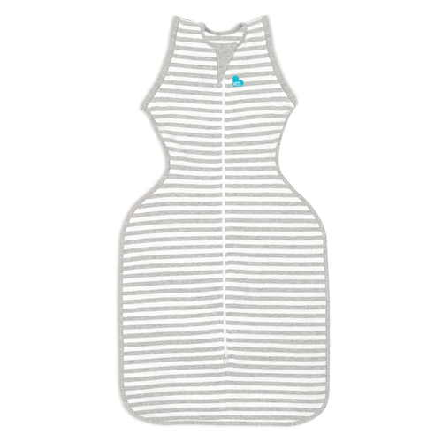 Love To Dream Transition Bag 1.0T Stretch Cotton Stripe GR L - საბავშვო საძილე ტომარა - image 3 | Labebe