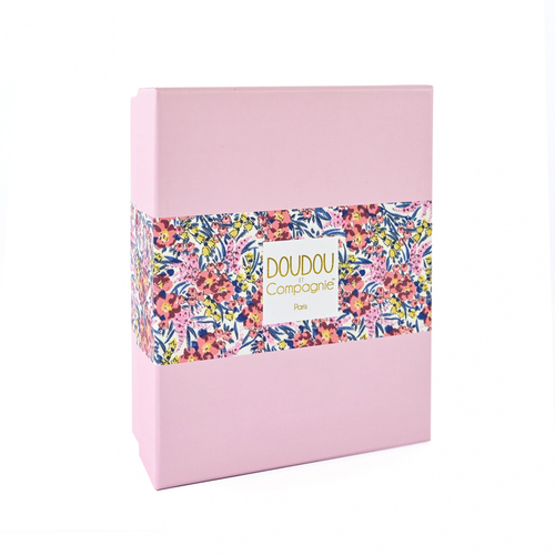Boh'Aime Deer Doudou Rattle - რბილი სათმაშო საჩხარუნოთი და ღრძილების მასაჟორით - image 3 | Labebe