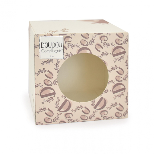 Lapin Doudou Beige Rabbit - რბილი სათმაშო პირსაწმენდით - image 3 | Labebe