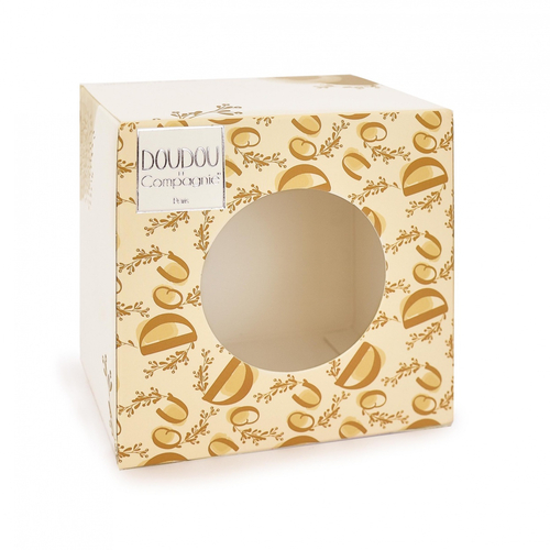 Lapin Doudou Yellow Rabbit - რბილი სათმაშო პირსაწმენდით - image 3 | Labebe