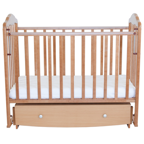 SKV Company Julia Beech - Baby cot with swing mechanism and drawer - image 4 | Labebe