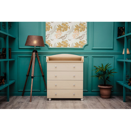 SKV Company Julia Light Birch - Drawer chest with a changing table - image 4 | Labebe