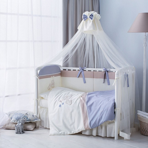 Perina Kitty Azure - Baby bedding set - image 1 | Labebe