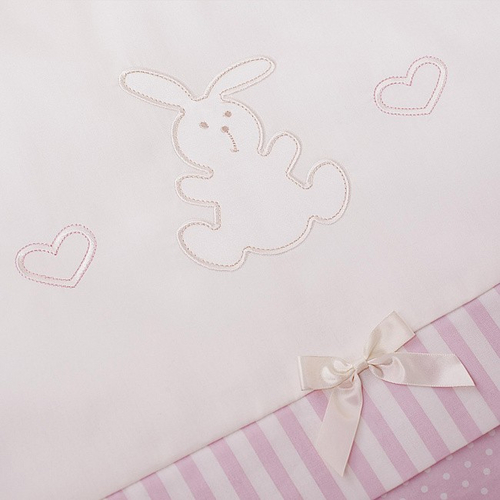 Perina Sensitive Oval Pink - Комплект детского белья для круглой и овальной кроватки - изображение 2 | Labebe