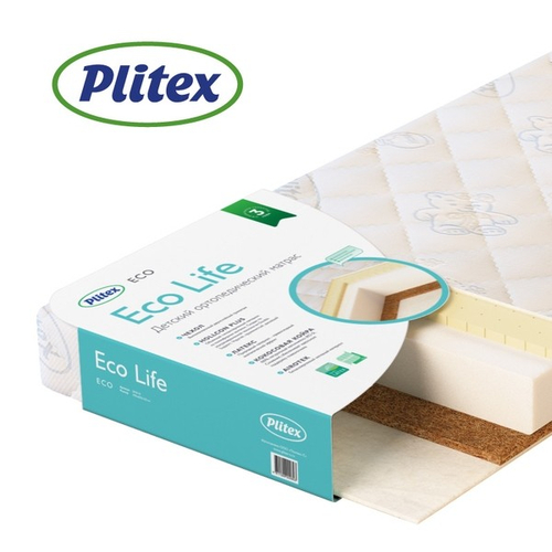 Plitex Eco Life - Children's orthopedic mattress - image 1 | Labebe