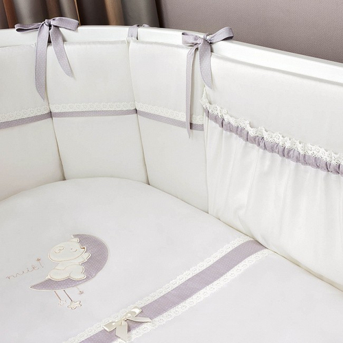 Perina Bonne Nuit Oval - Комплект детского постельного белья для круглой и овальной кроватки - изображение 3 | Labebe