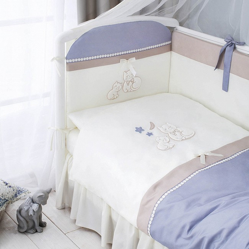 Perina Kitty Azure - Baby bedding set - image 3 | Labebe