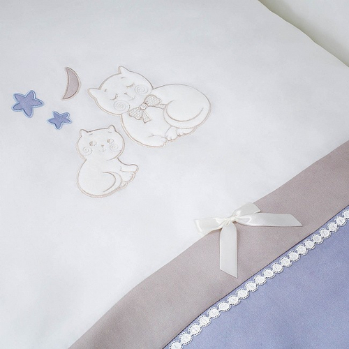 Perina Kitty Azure - Baby bedding set - image 2 | Labebe
