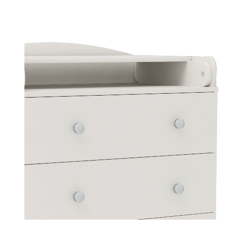 SKV Company Julia Light White - Drawer chest with a changing table - image 3 | Labebe