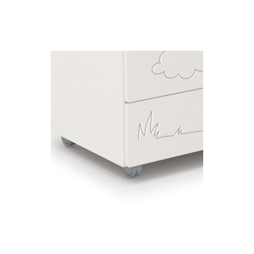 SKV Company Giraffe White - Drawer chest with a changing table - image 2 | Labebe
