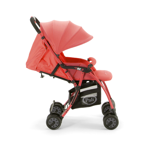 Pali TRE.9 Denim Rosso - Детская прогулочная коляска - изображение 2 | Labebe