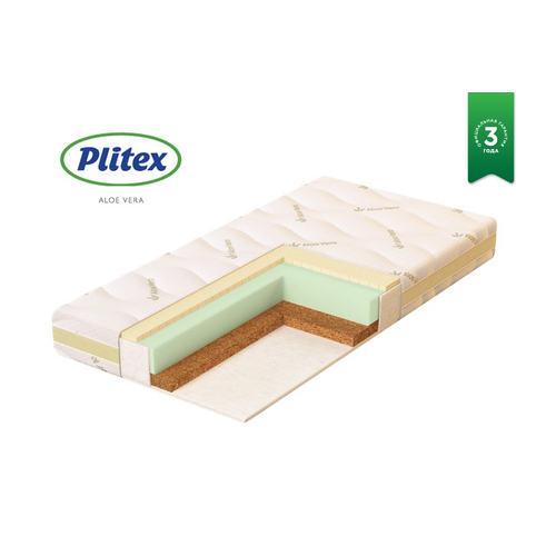Plitex Aloe Vera Sleep - Children's orthopedic and anatomic mattress - image 7 | Labebe