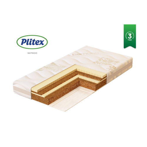 Plitex Bamboo Nature - Children's orthopedic mattress - image 3 | Labebe