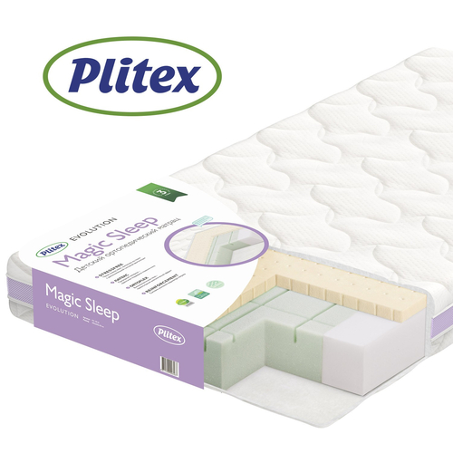 Plitex Magic Sleep - საბავშვო ორთოპედიული და ანატომიური უზამბარო მატრასი - image 1 | Labebe