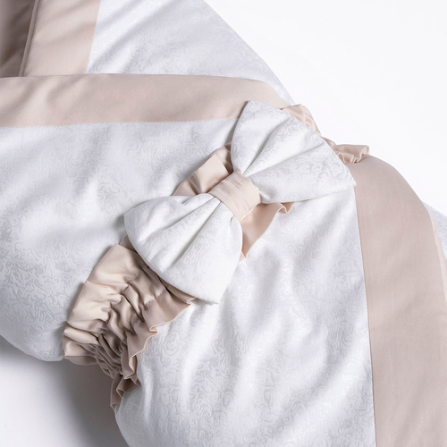Perina Blanket Beige/White - Одеяло-конверт на выписку - изображение 2 | Labebe
