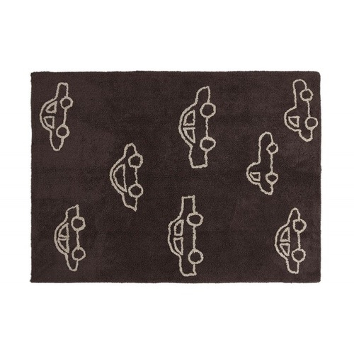 Lorena Canals Cars Coche Brown - Washable handmade rug - image 1 | Labebe