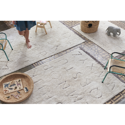 Lorena Canals Rug Cycled ABC - Washable handmade rug - image 2 | Labebe