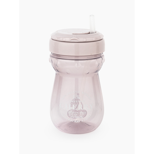 Happy Baby Bottle Lilac 360 ml - Straw feeding cup - image 1 | Labebe