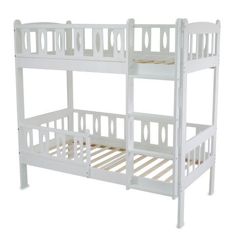 SKV Company Giovanni Dream White - Teen wooden bunk bed - image 4 | Labebe