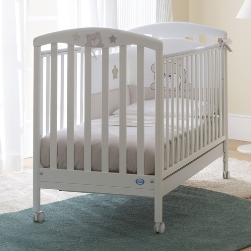 Pali Teo Bianco - Детская кроватка на колесиках - изображение 1 | Labebe