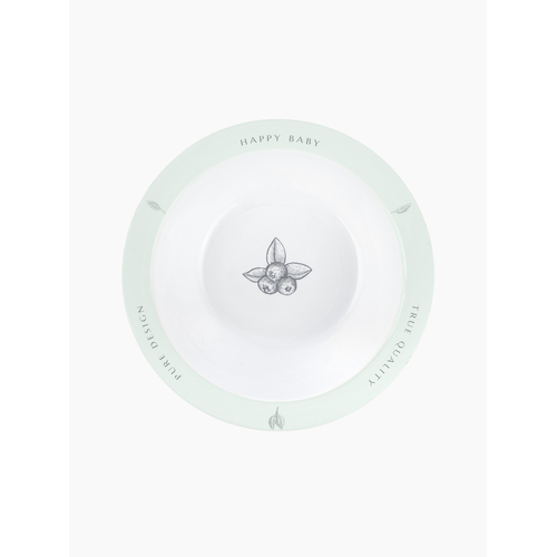 Happy Baby Plate Aqua - Глубокая тарелка для кормления - изображение 1 | Labebe