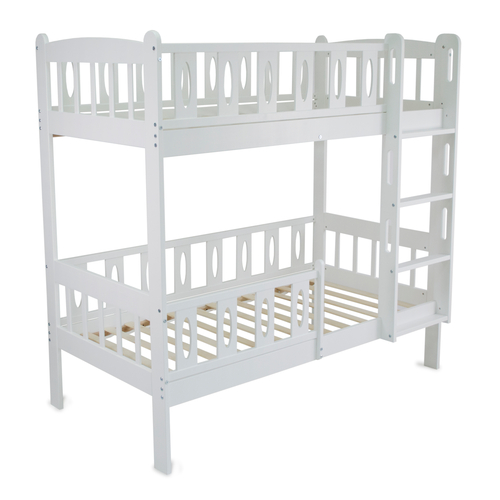 SKV Company Giovanni Dream White - Teen wooden bunk bed - image 3 | Labebe