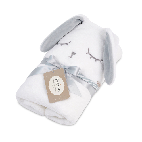 Perina Bunny Grey - Детское банное полотенце - изображение 1 | Labebe