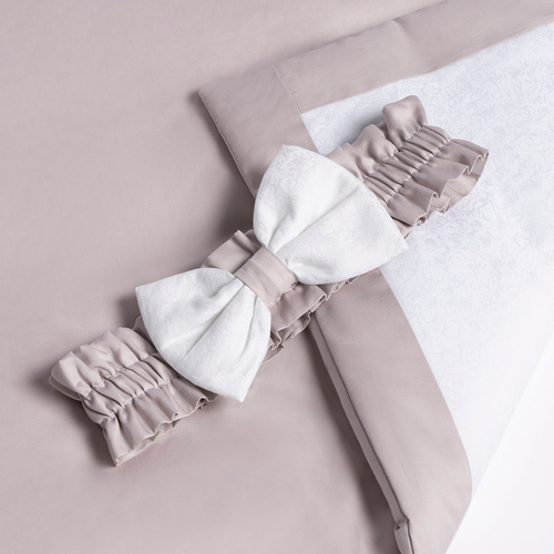 Perina Blanket Grey/White - საბანი-კონვერტი სამშობიროდან გამოსაწერად - image 6 | Labebe