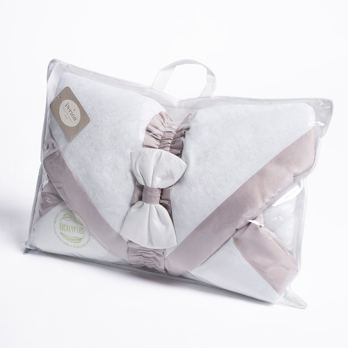 Perina Blanket Grey/White - Одеяло-конверт на выписку - изображение 7 | Labebe
