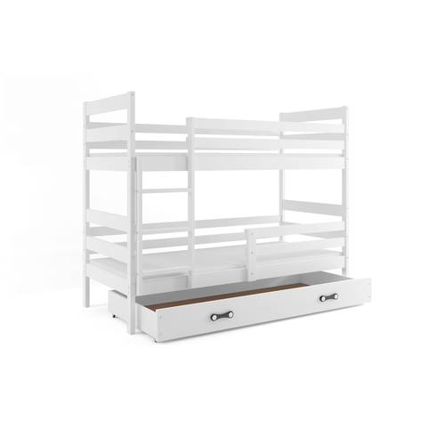 Interbeds Eryk Bunk White - Teen's wooden bunk bed - image 3 | Labebe