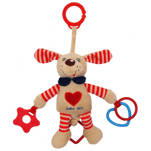 Baby Mix Puppy Red - Travelling toy with vibration - image 1 | Labebe