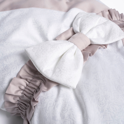 Perina Blanket Grey/White - Одеяло-конверт на выписку - изображение 3 | Labebe