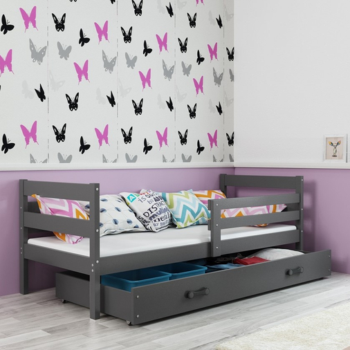 Interbeds Eryk Graphite - Teen's wooden bed - image 1 | Labebe