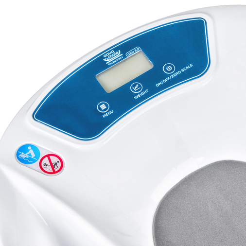 Baby Patent AquaScale - Детская ванна 3 в 1с анатомической горкой, электронными весами и термометром - изображение 5 | Labebe