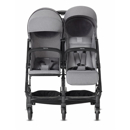 Inglesina Twin Sketch Grey - Baby stroller for twins - image 2 | Labebe