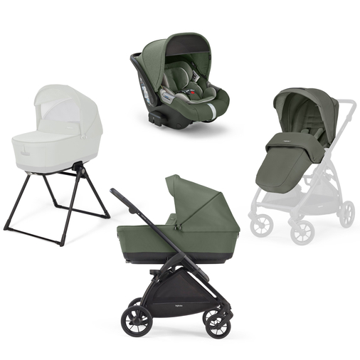 Inglesina Electa Cab Tribeca Green - საბავშვო მოდულური ეტლი - image 7 | Labebe