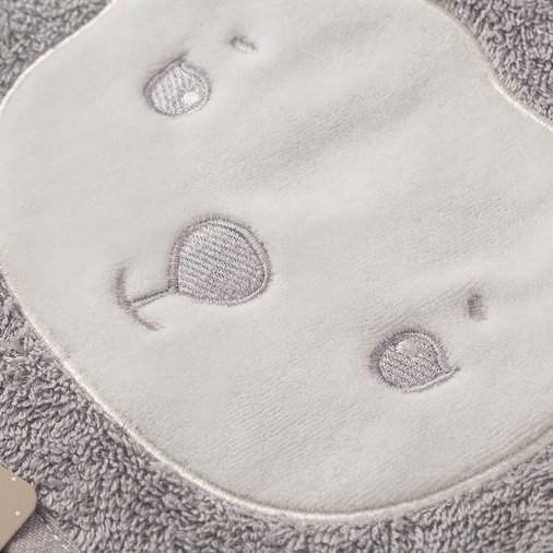 Perina Muzzle Grey - Детское банное полотенце - изображение 4 | Labebe