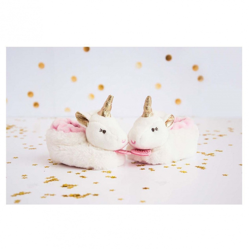 Unicorn Booties With Rattle - საბავშვო ჩუსტები საჩხარუნოთი - image 4 | Labebe