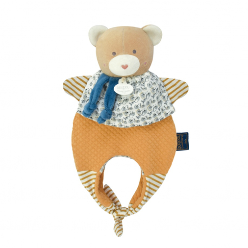 Doudou Amusette Bear - რბილი სათამაშო-ჩანთა - image 2 | Labebe