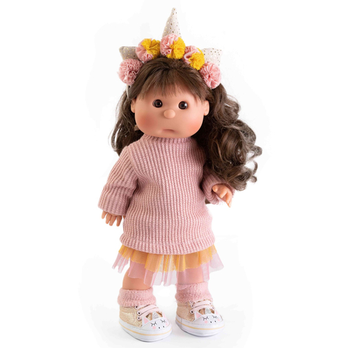 Antonio Juan Iris Con Diadema De Unicornio Para Ti - Handmade Doll - image 1 | Labebe
