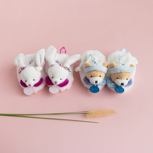 Petit Chou Booties With Rattle - Baby slippers with rattles - image 5 | Labebe