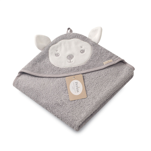 Perina Muzzle Grey - Детское банное полотенце - изображение 6 | Labebe