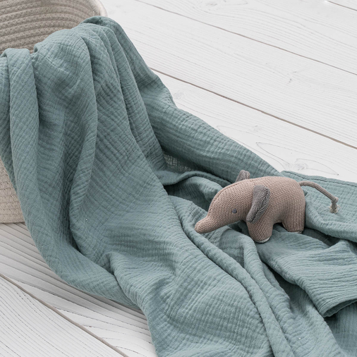 Perina Aquamarine - Детская муслиновая пеленка - изображение 2 | Labebe