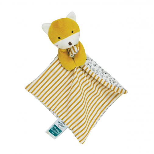 The Organic Fox Doudou Baby - Мягкая игрушка с платочком - изображение 2 | Labebe