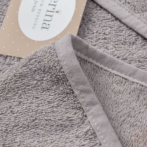 Perina Muzzle Grey - Детское банное полотенце - изображение 3 | Labebe